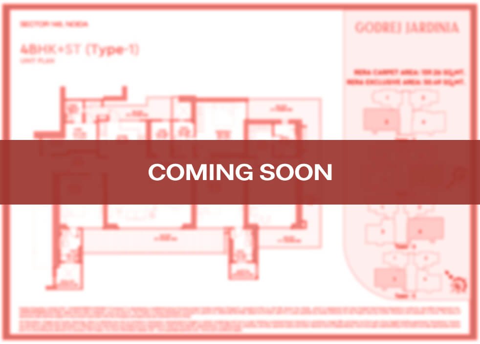 Godrej Rajendra Nagar Hyderabad 3 BHK Floorplan